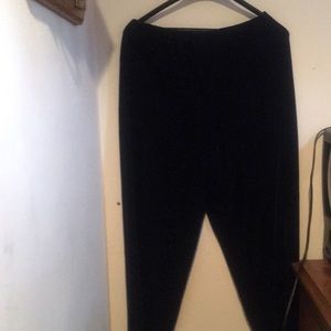 Navy Blue velour/velvet pants.